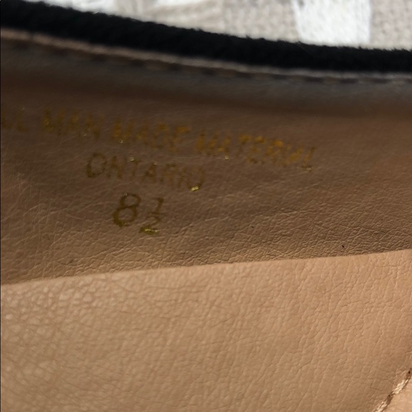 Black Faux Suede Wedges - Picture 5 of 8